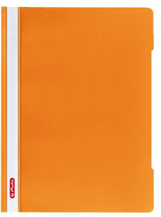 Herlitz Schnellhefter Quality A4, Kunststoff, orange, 10 Stück