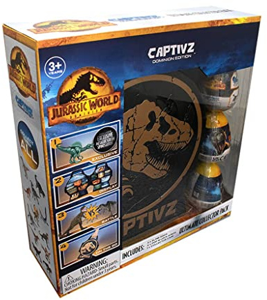 Maletin de Coleccionista con 3 Huevos Sorpresas Jurassic World.
