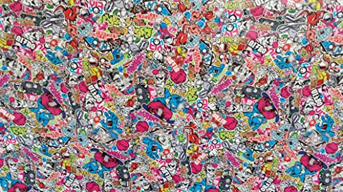Sticker Bomb Comic Folie 152x100cm