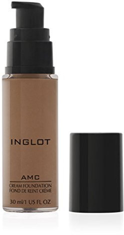Inglot AMC Cream Foundation, Unterlage mit Natürlicher Deckkraft, Highlighter-Formel für Einen Strahlenden Teint, Enthält Vitamin E, Vegan, 30 ml : MW200
