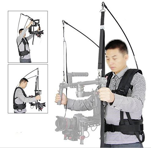 Gowe, gilet stabilizzatore impermeabile con capacità di carico di 4 – 11 kg, moschettone per DJI Ronin 3 assi stabilizzatore assistito