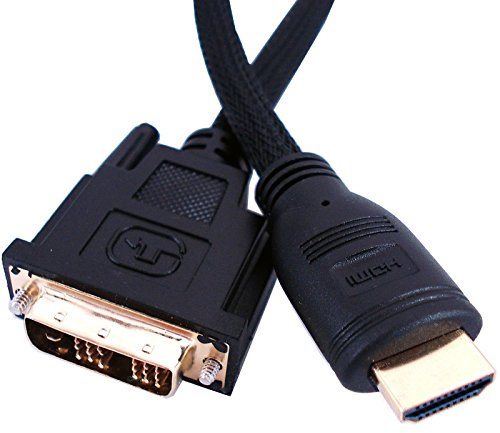 Loops 5m HDMI Male To DVI-D/DVI-I Plug Cable/Lead - Digital Monitor - Laptop TV PC 1080P