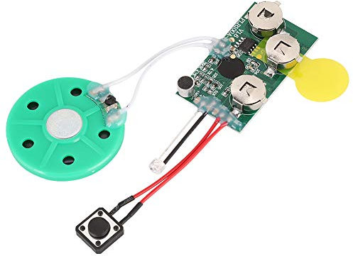 Tonysa DIY Grußkarten Chip, 60 Sekunde Recordable Voice Sound Modul, DIY Aufnehmbare Beschreibbare Sprachmodul für hausgemachte Grußkarten/Geschenkboxen/handgefertigte Produkte