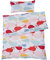 Bio Kinderbettwäsche 100% Bio-Baumwolle (kbA) GOTS zertifiziert, Wale, 100 x 135 cm / 40 x 60 cm, Perkal-Stoff