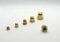 Dome Nuts Brass M8, 8mm Inner Diameter x 14.9mm Height DIN1587 Pack of 5 (M8, 8mm inner diameter)