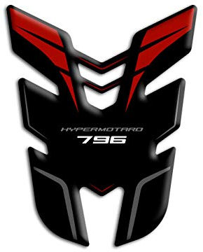 PARASERBATOIO RESINA 3D COMPATIBILE CON DUCATI Hypermotard 796 GP-697 (Black)