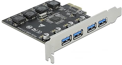 Delock PCI Express x1 Karte zu 4 x extern USB Typ-A Buchse SuperSpeed USB