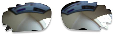 Polarlens Verres de rechange polarisés pour Oakley Jawbone/Racing Jacket – Compatibles avec les lunettes de soleil Oakley Jawbone/Racing Jacket (argent)