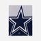 FOCO Dallas Cowboys NFL Supreme Slumber Plush Throw Decke - Stück