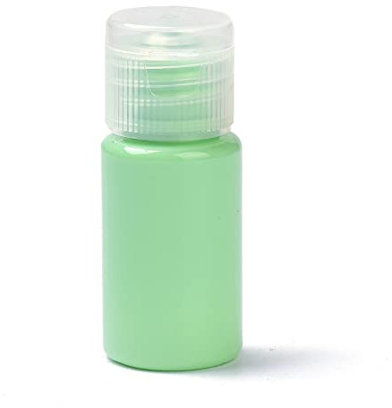 Bestewelry Nachfüllbare Flasche mit Klappverschluss, blassgrün, 10ml