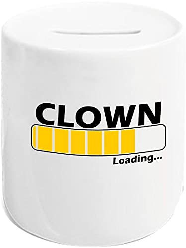 ShirtInStyle Spardose Sparschwein, Loading Clown, Beruf, Abschluss, Anerkennung