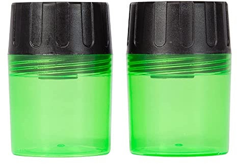 SUMMIT Tub Pencil Sharpener for Graphite and Colour Pencils, 2 pack