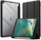 JETech Funda para iPad 9,7 Pulgadas (6.a/5.a Generación, 2018/2017) con Portalápiz, Clara Transparente Carcasa Trasera Slim Soporte Antigolpes Cover Tableta (Negro)