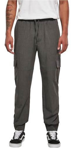 Urban Classics Herren Comfort Military Pants Charcoal, XL