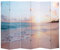 Foto-Paravent HWC-A83, Raumteiler Trennwand Sichtschutz, MVG-Zertifiziert - 180x244cm Ocean