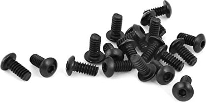 PATIKIL #6-32x5/16 UNC Esagonale Presa Bottone Testa Viti, 20pz 10.9 Lega Acciaio Viti