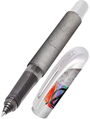 Online Tintenpatronen-Rollerball College Peace, für Rechtshänder und Linkshänder, ergonomisches Griffstück, Roller-Ball, Standard-Tintenpatronen, inkl. Kombipatrone blau, 1 Stück (1er Pack)