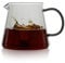 watchget Glass Coffee Carafe 500ml/17oz - Heat Resistant Borosilicate Coffee Server, Transparent Green Pour Over Coffee Pot Maker, Ideal for Home, Office, and Café