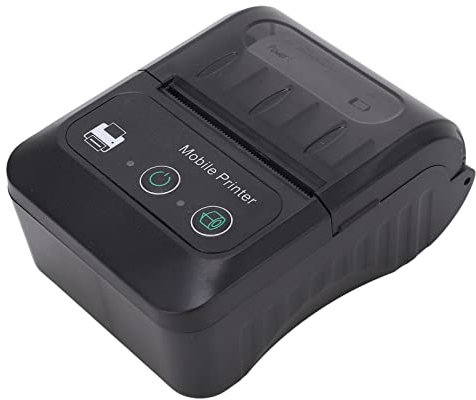 Fafeicy Impresora de Código QR Térmica Portátil de 58mm, Mini Impresora de Etiquetas de Envío de Recibos USB Inalámbrica, Compatible con Android