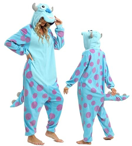 LBJR Ganzkörper Kostüm Jumpsuit Onesie Tier Fasching Karneval Halloween kostüm Cosplay Schlafanzüge Erwachsene