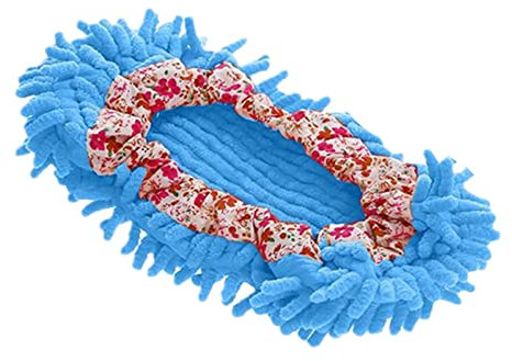 FROVOL Pantuflas multifunción para limpiar el polvo del suelo, zapatos de limpieza de zapatos de microfibra para limpieza de zapatos de fibra