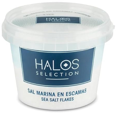 Sal marina en escamas Halos frasco 125 g