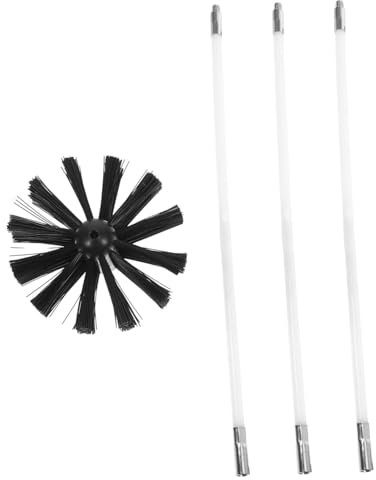 TOPBATHY Brosse De Cheminée Nylon Outil De Nettoyage pour Conduit Brosses De Ventilation pour Sèche-Linge Brosses De Nettoyage pour Conduits