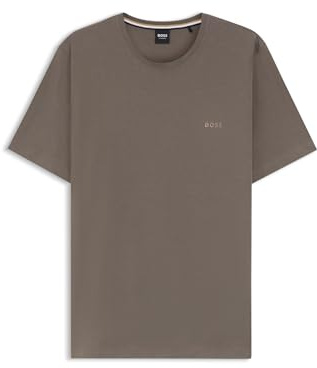BOSS Mens Mix&Match T-Shirt R Stretch-Cotton Regular-fit T-Shirt with Embroidered Logo