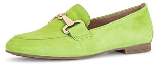 Gabor Damen Slipper, Frauen Slip On,Mokassins,Halbschuhe,Slides,Schlupfschuhe,schluepfschuhe,Loafer,Slip-ons,gr.Green(Gold matt),39 EU / 6 UK