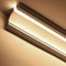 XMWOEIX Dekorative Sockelleistenbeleuchtungsleiste, Aluminiumkanalprofil für LED-Deckenbeleuchtung, Oberflächenmontage für LED-Sockelleistenabdeckungen für Schlafzimmer und Wohnzimmer (8 m)