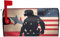 21 x 18 pollici 25,5 x 21 pollici - Custodia magnetica per cassetta delle lettere per l'inverno, motivo: patriottico dei soldati militari americani
