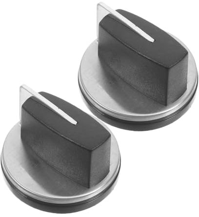 Uonlytech 2pcs Stove Knob Replacement Gas Stove Control Knobs for Cooking Range Igniter