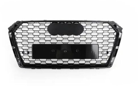XYghzh Kühlergrill Glanz Doppelsteg Grill Front Frontgrill Kompatibel für Audi A4 B9 2016 2017 2018, Grill Kühlergrill Vorne Doppelsteg Nieren