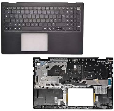 WANGHUIH Palmrest - Teclado francés FR para portátil Dell VOSTRO 15 3510 3511 3515 3520 3525