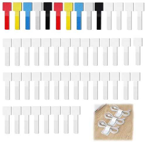 EUYKQNOI 40 Stück Outdoor Adhesive Hooks,Klebehaken Außen für Katzennetz Balkon,Fixierung für Balkonnetz für Katzen Ohne Bohren,klebehaken katzennetz balkonnetz für katzen