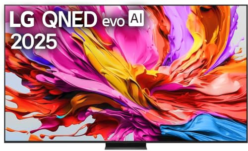 LG 100QNED86A6 Téléviseur 100 (254 cm) 4K QNED Evo AI TV (processeur AI α8 Gen2 4K, webOS 25, 120 Hz (VRR jusqu'à 144 Hz)) [année modèle 2025]