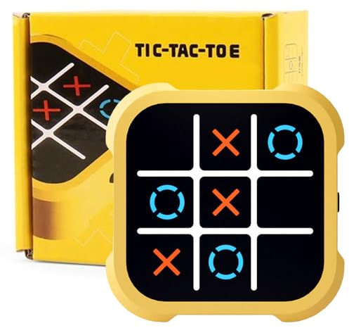 PLLYPE Gioco elettronico Tic Tac Toe, gioco elettronico Tic-Tac-Toe Bolt, console per gioco puzzle 3 in 1, giochi da tavolo, regalo di compleanno per bambini dai 3 anni in su