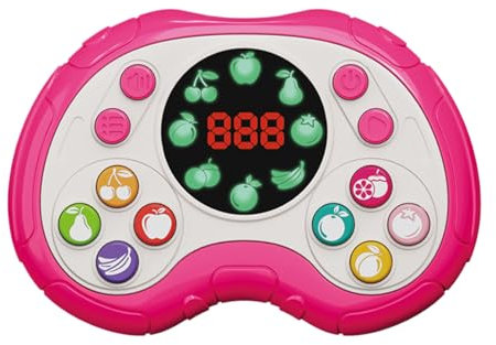 Speed ​​Push Puzzle Game Console - Quick Push Bubbles Game Console | Jeu De Poche pour | Toys Agités Sensoriels Assortis De Fruits | Fast Press Rapide Jeu De Poussée pour L'apprentissage Présc