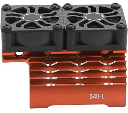 Acouto Covering of the Motor of the RC -D Were 8.4 V Engine - Effective Heat Department Easy to Install Ideal for Brooms with a Diameter 36 Mm (Orange)