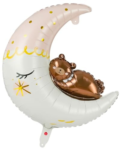 OSDUE Luftballons Tiere, Tierkopf Riesenballon, Schlafender Mondbär Dekorationen