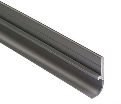 Bande d'étanchéité sous porte en silicone souple pour réduire le bruit et le vent, bande étanche pour protection contre la poussière et l'eau dans les portes de la maison (gris)