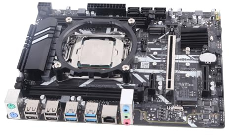 Dpofirs DDR4-Computer-Motherboard X99D4M4 mit Integrierten Chipsätzen – Erweiterung Mehrerer Schnittstellen für den Einsatz Im Heimbüro
