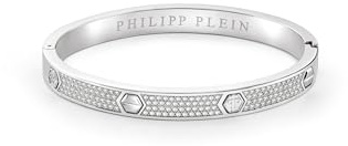 Philipp Plein Armreif Edelstahl Kristall
