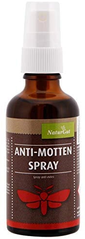 Anti-Motten Spray 50ml gegen Kleidermotten Mehlmotten Speichermotten Mottenfrei