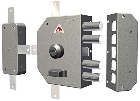 SERRATURA CR CON CILINDRO A POMPA ART. 3350 C/CHIAVE DX