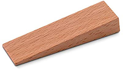 Escher – Lot de 3 cale-porte à coin en bois de 73 mm