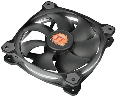 Thermaltake 120 mm Riing12 Led Fan - White, CL-F038-PL12WT-A