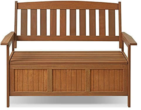 Furinno Tioman Outdoor Hardwood Kent Storage Box, Natural, FG17353