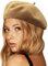 Wheebo Wool Beret Hat, einfarbige französische warme Wintermütze für Frauen Mädchen