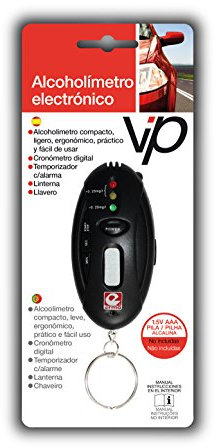 VIP E 0842034511362 Alkoholtester, Schwarz